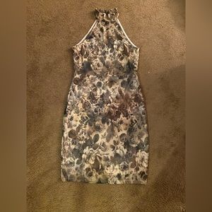 Light weight dress with floral print